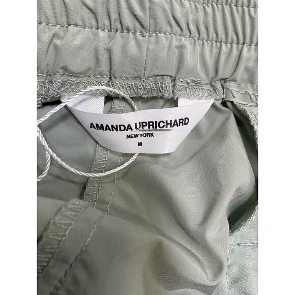 Amanda Uprichard 'Gia' Green Polyester Pants Size M - Picture 4 of 5